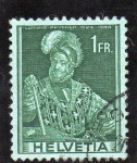 Stamps Switzerland -  helvetia luwig pfyffer