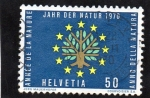 Stamps : Europe : Switzerland :  helvetia año de la naturaleza