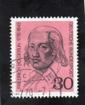 Stamps Germany -  friedrich holderln