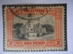 Stamps Colombia -  Biblioteca Nacional Bogotá
