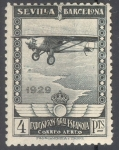 Stamps Spain -  ESPAÑA 453 PRO EXPOSICIONES DE SEVILLA Y BARCELONA