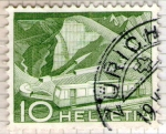Stamps Switzerland -  39 Ferrocarril