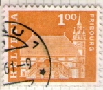 Stamps : Europe : Switzerland :  40 Friburgo