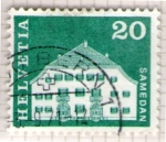 Stamps : Europe : Switzerland :  42 Samedan