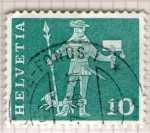 Stamps : Europe : Switzerland :  43 Ilustración