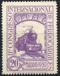 Stamps Spain -  ESPAÑA 474 XI CONGRESO INTERNACIONAL DE FERROCARRILES
