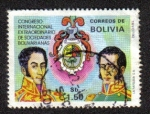 Sellos de America - Bolivia -  Congreso Internacional de sociedades Bolivarianas