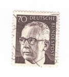 Stamps Germany -  Presidente G.Heinemann