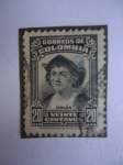 Stamps Colombia -  Cristóbal Colón.