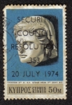 Stamps Cyprus -  Escultura