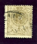 Stamps Spain -  Alfonso XIII. Tipo Medallón