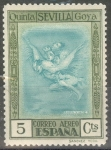 Stamps Spain -  ESPAÑA 517 QUINTA DE GOYA EN LA EXPOSICION DE SEVILLA