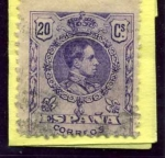 Stamps Spain -  Alfonso XIII. Tipo Medallón