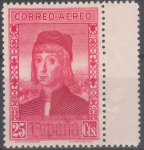 Stamps Spain -  ESPAÑA 552 DESCUBRIMIENTO DE AMERICA. CORREO PARA EUROPA