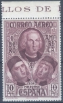 Stamps Spain -  ESPAÑA 565 DESCUBRIMIENTO DE AMERICA. CORREO PARA AMERICA