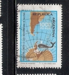 Stamps Argentina -  Argentina contra la caza indiscriminada de ballenas 