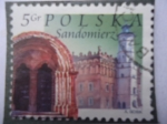 Stamps : Europe : Poland :  Arco de la Iglesia del ayuntamiento de Sandomierz