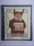 Stamps : Europe : Poland :  Signo Zodiacal- Tauro