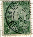Stamps Tunisia -  3 Arquitectónico