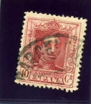 Stamps Spain -  Alfonso XIII. Tipo Vaquer