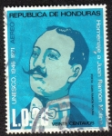 Stamps Honduras -  Homenaje a Juan Ramón Molina
