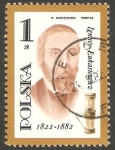 Sellos de Europa - Polonia -  2614 - Ignacy Lukasiewicz, inventor de la lámpara a petróleo