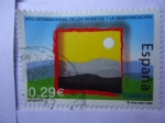 Stamps Spain -  Año Internacional  de los Desiertos y la Desertificación.