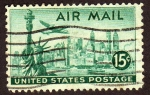 Stamps United States -  Conmemorativo de la travesia aerea del Pacifico