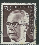 Stamps Germany -  Gustav Heinemann