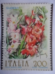 Stamps Italy -  Gladiolo