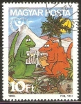 Stamps Hungary -  AÑO  INTERNACIONAL  DE  LA  LITERATURA