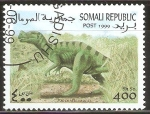 Stamps Somalia -  ANIMALES  PREHISTÒRICOS.  PROCERATOSAURUS.