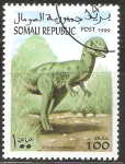 Stamps Somalia -  ANIMALES  PREHISTÒRICOA.  DILOPHOSAURUS.