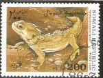 Stamps Somalia -  SPHENODON  PUNCTATUS