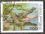 Stamps Somalia -  CROCODYLUS  SIAMENSIS