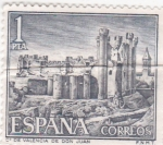 Stamps Spain -  Castillo de Valencia de Don Juan -León-  (5)