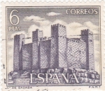Stamps Spain -  Castillo de Sadaba -Zaragoza-  (5)