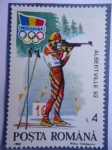 Stamps Romania -  Albertville 92.