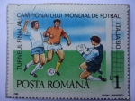 Sellos de Europa - Rumania -  Italia 90-Campionatului Mundial de Fotbol-Turneul Final Al