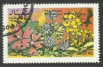 Stamps Oman -  Flora, bicentenario independencia Estados Unidos