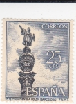 Stamps Spain -  Turismo-  Monumento a Colón -Barcelona-  (5)