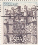 Stamps Spain -  Turismo- Arco de Santa María - Burgos    (5)