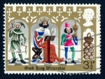 Stamps : Europe : United_Kingdom :  1973 Navidad. Canción del buen Rey Wenceslao - Ybert:707