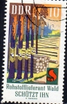 Stamps : Europe : Germany :  rohstofflieferant
