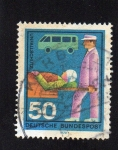 Stamps : Europe : Germany :  unfallshutz