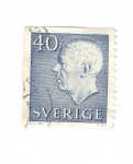 Sellos de Europa - Suecia -  Gustavo VI. Adolfo de Suecia