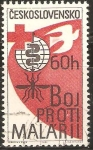Stamps : Europe : Czechoslovakia :  ERADICACIÒN  DE  LA  MALARIA