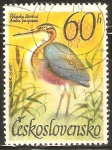 Stamps : Europe : Czechoslovakia :  GARZA   PÙRPURA