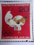 Sellos de Europa - Alemania -  juegos Olímpicos Tokio 1964