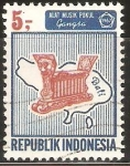 Stamps : Asia : Indonesia :  INSTRUMENTO  MUSICAL  GANGSA  E  ISLA  BALI